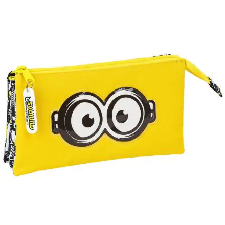 Minions triple pencil case product photo