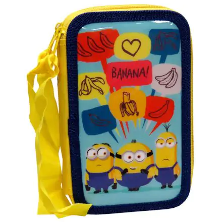 Minions triple pencil case product photo