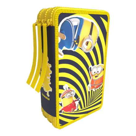 Minions triple pencil case product photo