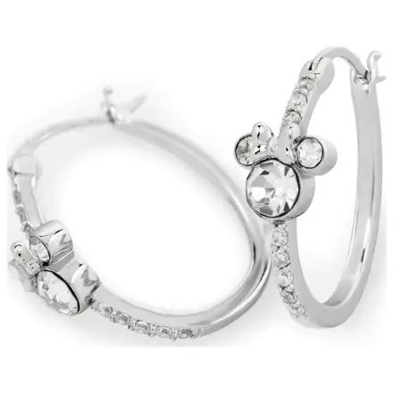 Minnie Silver Plated Stone Set Hoop Earrings product photo