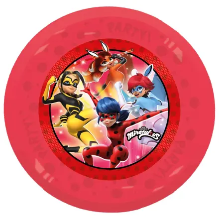 Miraculous Hero Micro Premium Plastic Flat Plate 4-Piece Set 21 cm product photo
