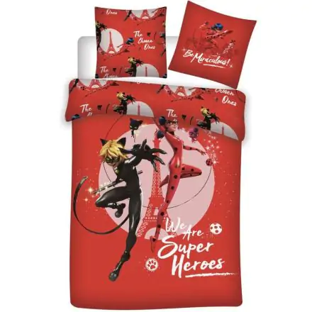 Miraculous Lady Bug cotton duvet cover bed 90cm product photo