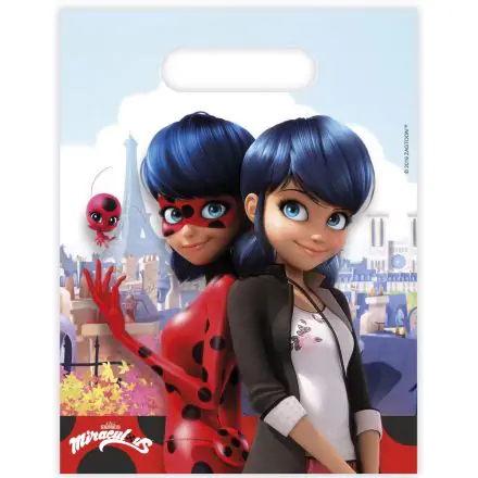 Miraculous Ladybug, Ladybug and Cat Noir Adventures Gift Bag 6-pack product photo