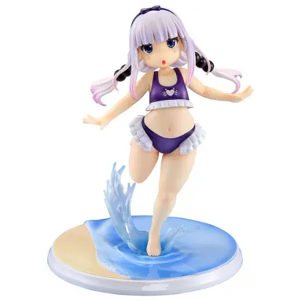Miss Kobayashi's Dragon Maid PVC Statue 1/6 Kanna Kamui: Excited to Wear a Swimsuit at Home Ver. (Purple) 20 cm product photo