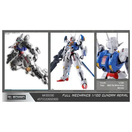 Mobile Suit Gundam Aerial Full Mechanics 1/100 model kit figure product photo