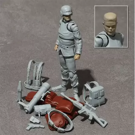 Mobile Suit Gundam G.M.G. Action Figure Earth United Army Soldier 02 10 cm product photo