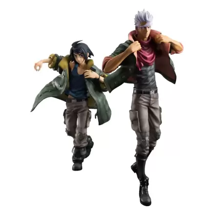 Mobile Suit Gundam Iron-Blood Orphans G.E.M. Series PVC Statue Mikazuki Augus & Orga Itsuka 26 cm   product photo
