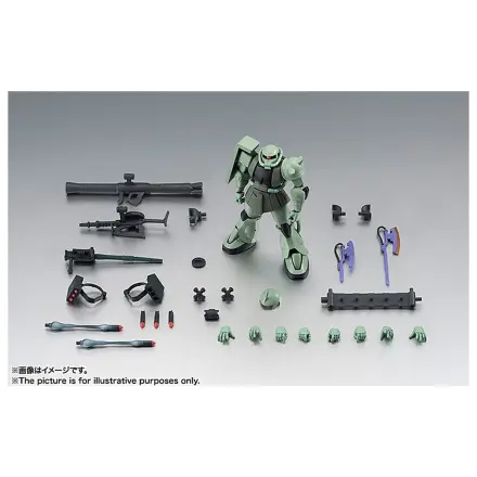 Mobile Suit Gundam Robot Spirits MS 06 Zaku ver ANIME Reissue figure 12,5cm product photo