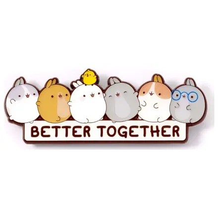 Molang Pin Badge Better Together product photo