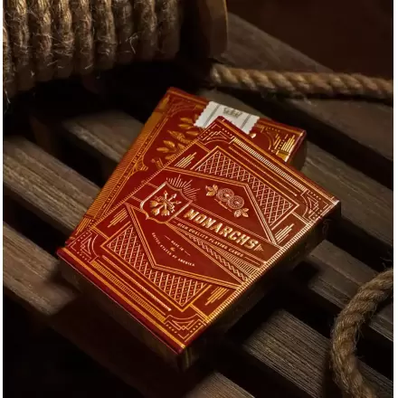Monarchs Playing Cards Red product photo