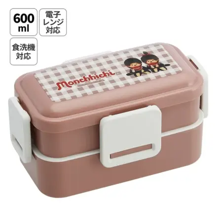 Monchhichi 4 Locks 2 Layers Lunch Box 230ml + 370ml product photo