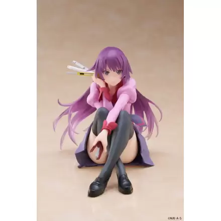 Monogatari PVC Statue Desktop Cute Figure Hitagi Senjougahara 13 cm product photo