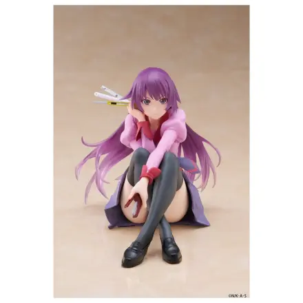 Monogatari PVC Statue Desktop Cute Figure Hitagi Senjougahara 13 cm product photo