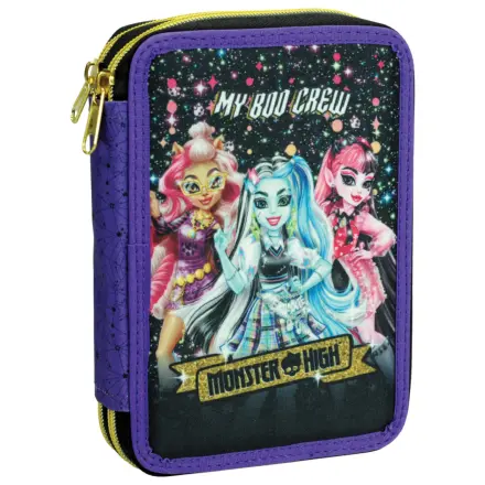 Monster High Crew Pencil Case Filled 2-Tier product photo