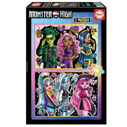 Monster High puzzle 2x100pcs product photo