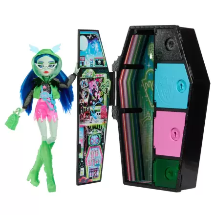Monster High Skullmate Secrets Neon Frights Ghoulia doll 25cm termékfotója