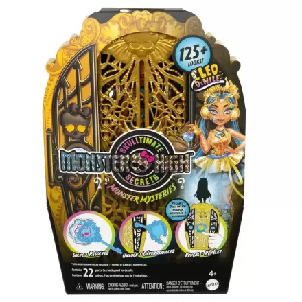 Monster High Skulltime Secrets Cleo de Nile doll + cupboard product photo