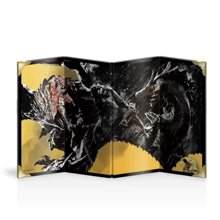 Monster Hunter Mini Folding Screen Ink Painting product photo