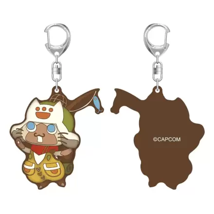 Monster Hunter Wilds Rubber Keychain Palico 7 cm product photo