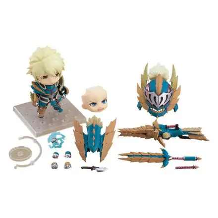 Monster Hunter World Iceborne Nendoroid Action Figure Hunter Male Zinogre Alpha Armor Ver. DX 10 cm product photo