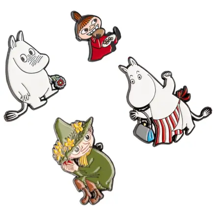 Moomin set of 4 pins product photo