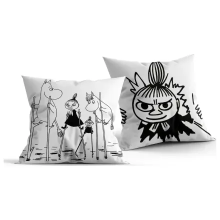 Moomin Pillow black & white 40 x 40 cm product photo