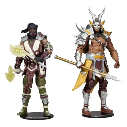 Mortal Kombat Action Figure 2-Pack Sub-Zero & Shao Khan 18 cm product photo