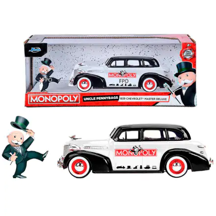 Mr. Monopoly 1939 Chevy Master car + figure 1:24 product photo