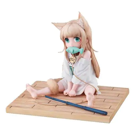 My Cat Is a Kawaii Girl PVC Statue 1/6 Kinako Sitting Fish Ver. 14 cm product photo