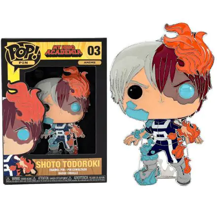 My Hero Academia Shoto Todoroki Large Enamel POP Pin 10cm product photo