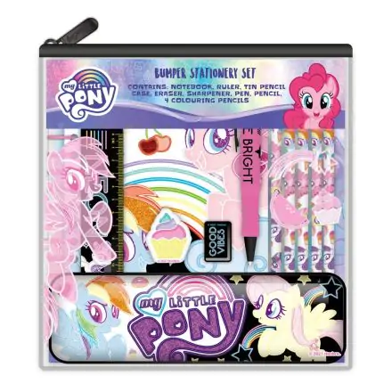 My Little Pony 12-Piece Stationery Set Bumper Wallet Good Vibes product photo
