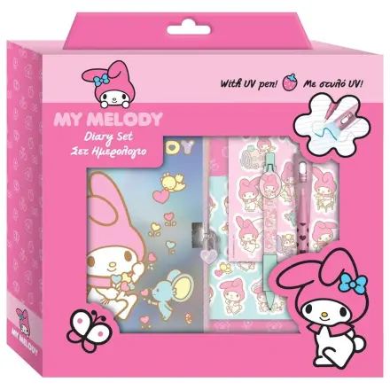My Melody Gift Box Diary with lock + accessories product photo
