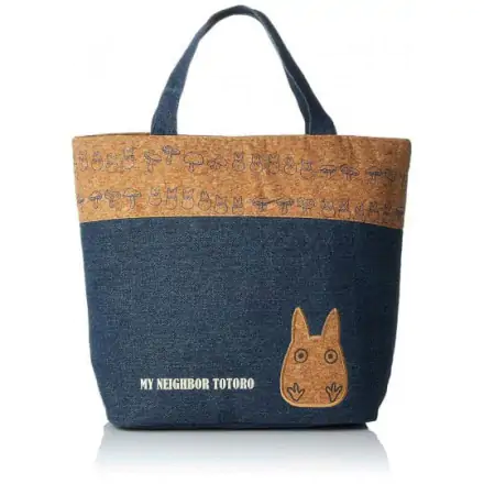 My Neighbor Totoro Lunch Bag cork & denim style Totoro termékfotója