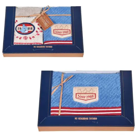 My Neighbor Totoro Towel 3-Set Denim stitching product photo