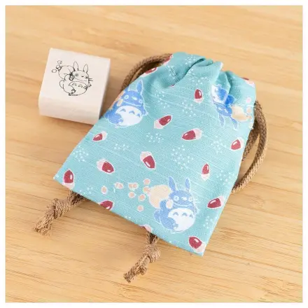My Neighbor Totoro Stamp with Pouch Middle Totoro & Acorns product photo