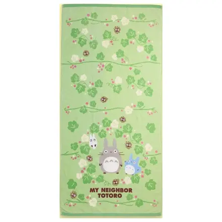My Neighbor Totoro Towel Totoro Green Leaf 70 x 140 cm product photo