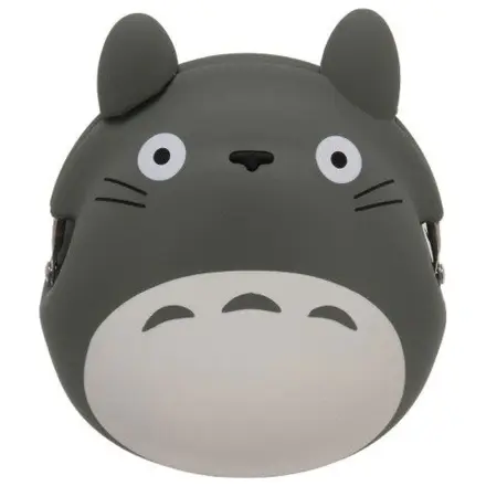 My Neighbor Totoro Mini Silicon Coin Purse Totoro grey 9 cm product photo