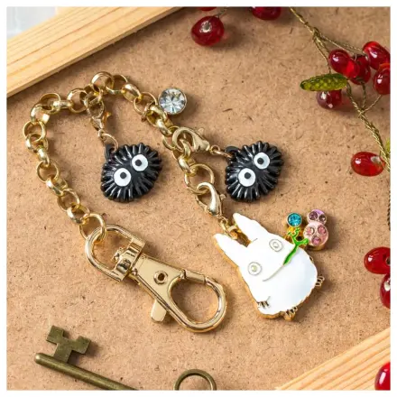 My Neighbor Totoro White Totoro & Fruits Chainette charms product photo