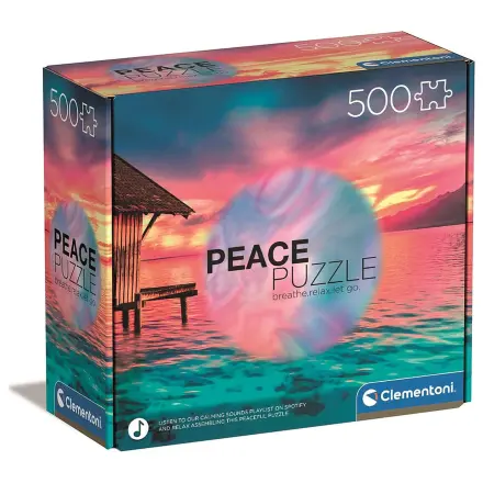 Sunset Paradise 500-piece Peace puzzle Clementoni product photo