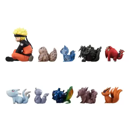 Naruto Shippuden Gaiden G.E.M. Series PVC Statue Naruto Uzumaki & Biju Set 7 cm product photo