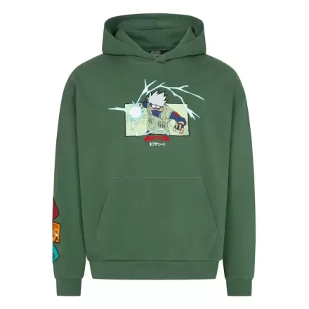 Naruto Shippuden Hooded Sweater Graphic Green termékfotója