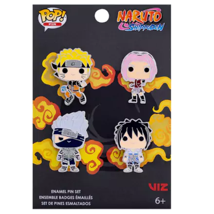 Naruto POP! Enamel Pins 4-Set Team 7 4 cm product photo