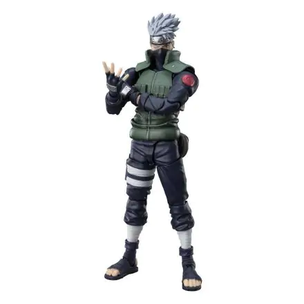 Naruto Shippuden S.H. Figuarts Action Figure Kakashi Hatake -The famed Sharingan Hero- 16 cm termékfotója