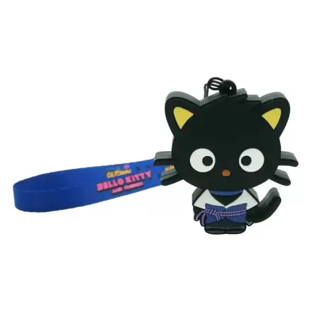 Naruto Shipudden x Hello Kitty PVC Keychain Chococat Sasuke termékfotója