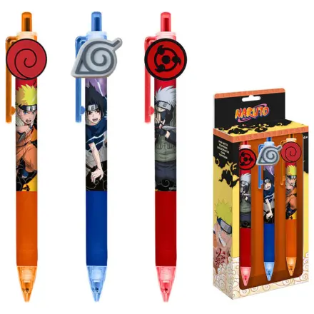 Naruto Symbol pen set 3 pcs product photo