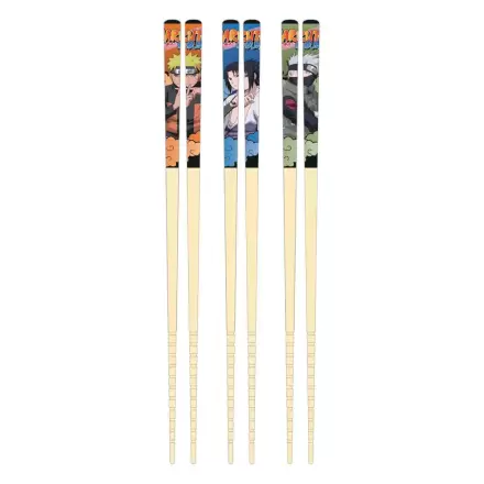 Naruto Bamboo Chopsticks 3-Set Team 7 product photo