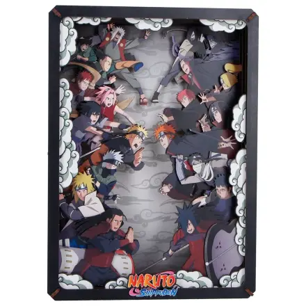 Naruto Model Kit Wooden Theatre Combat (Large) 26 cm product photo