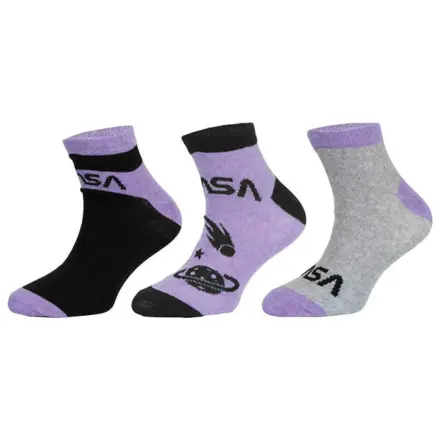NASA Blazing Star Kids' Secret Socks 31/34 product photo