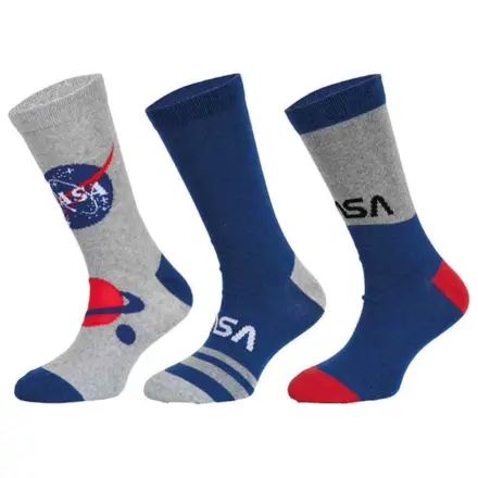 NASA Planetary Blue Kids Socks 23/26 product photo