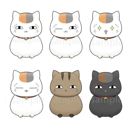 Natsume's Book of Friends Chokorin Mascot Series Trading Figure 6-Pack 5 cm product photo
